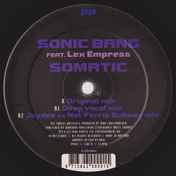 Sonic Bang Feat. Lex Empress - Somatic | PurplePromo (PP001)