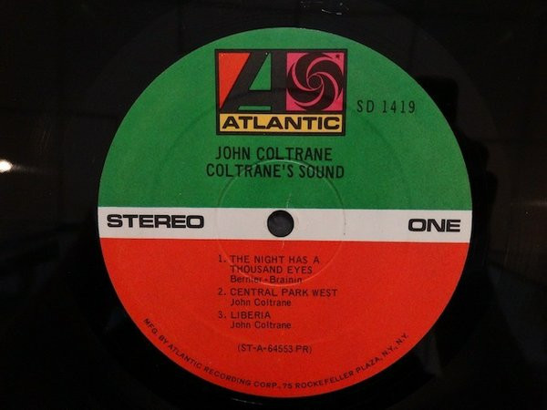 John Coltrane - Coltrane's Sound | Atlantic (SD 1419) - 3 John Coltrane - Coltrane's Sound | Atlantic (SD 1419) - 3