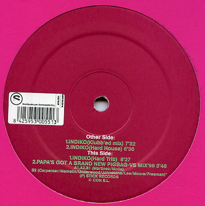 Miles - Indiko | Stick Records (STK-551) - main Miles - Indiko | Stick Records (STK-551) - main