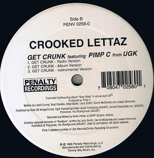 Crooked Lettaz - Firewater / Get Crunk | Penalty Recordings (PENV 0258-0)