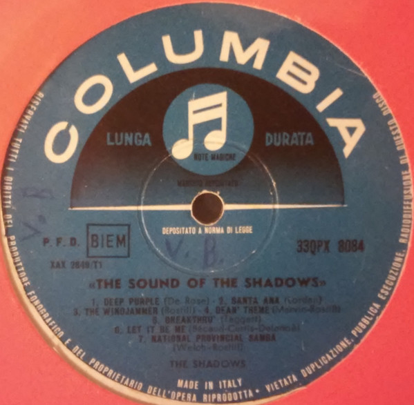 The Shadows - The Sound Of The Shadows | Columbia (QPX 8084) - 2 The Shadows - The Sound Of The Shadows | Columbia (QPX 8084) - 2
