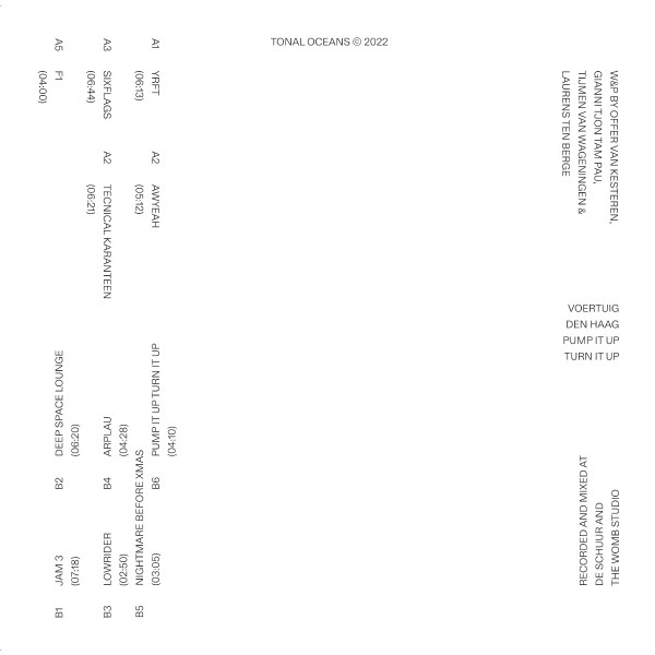 Voertuig - Techno Garage | Tonal Oceans (TNL-OCS003) - 2