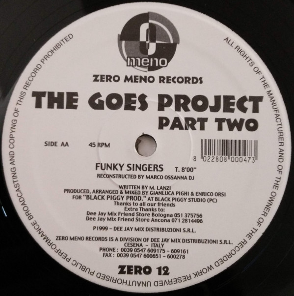 The Goes Project - Part Two | Zero Meno (ZERO 12)
