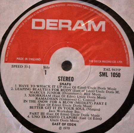 East Of Eden - Snafu | Deram (SML 1050) - 4 East Of Eden - Snafu | Deram (SML 1050) - 4