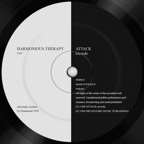 Emmanuel Top - Harmonious Therapy / Ink | Attack Records (DMPA03)