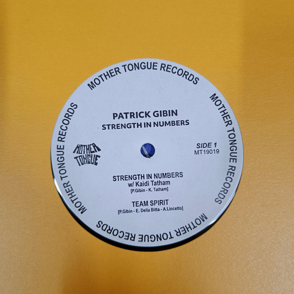 Patrick Gibin - Strength In Numbers | Mother Tongue Records (MT19019) - 4