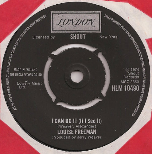 Louise Freeman - I Can Do It (If I See It) / How Could You Run Away | London Records (HLM 10490) - main Louise Freeman - I Can Do It (If I See It) / How Could You Run Away | London Records (HLM 10490) - main