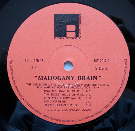 Mahogany Brain - With (Junk-Saucepan) When (Spoon-Trigger) | Futura Records (RED 02) - 4