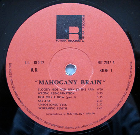 Mahogany Brain - With (Junk-Saucepan) When (Spoon-Trigger) | Futura Records (RED 02) - 3