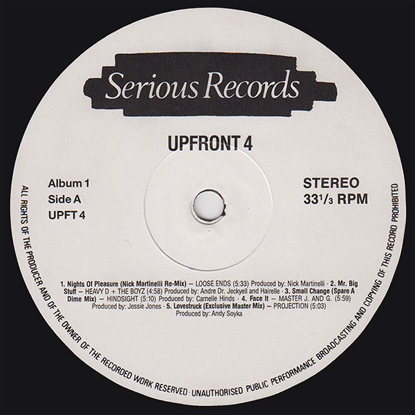 Various - Upfront 4 | Serious Records (UPFT 4) - 3 Various - Upfront 4 | Serious Records (UPFT 4) - 3