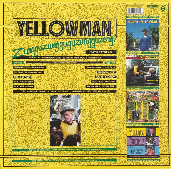Yellowman - Zungguzungguguzungguzeng | Greensleeves Records (VPGSRL7124) - 2