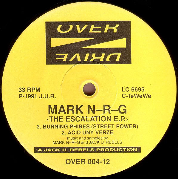 Mark N-R-G - The Escalation E.P. | Overdrive (OVER 004-12) - 2