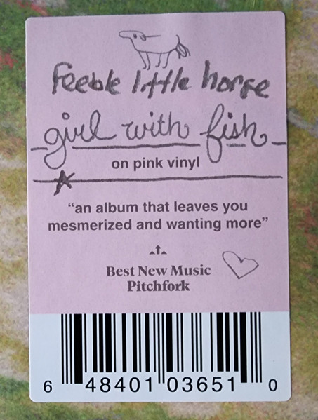feeble little horse - Girl With Fish | Saddle Creek (LBJ-365) - 2