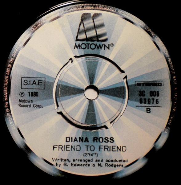 Diana Ross - Upside Down | Motown (3C 006-63976) - 3