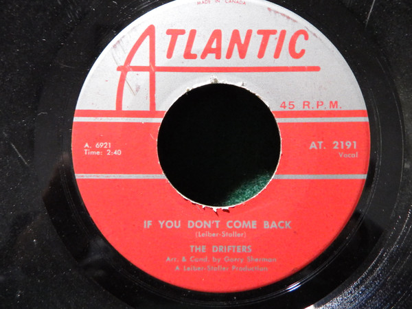 The Drifters - Rat Race / If You Don't Come Back | Atlantic (AT. 2191) - 2