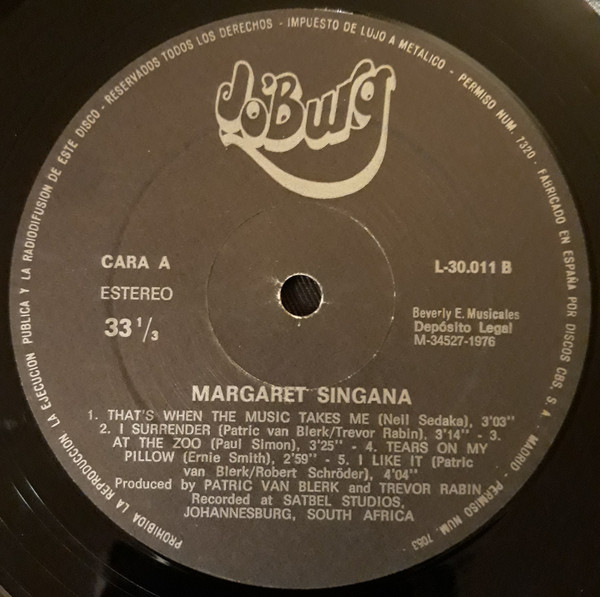 Margaret Singana - Stand By Your Man | Jo'Burg (L-30.011 B) - 3