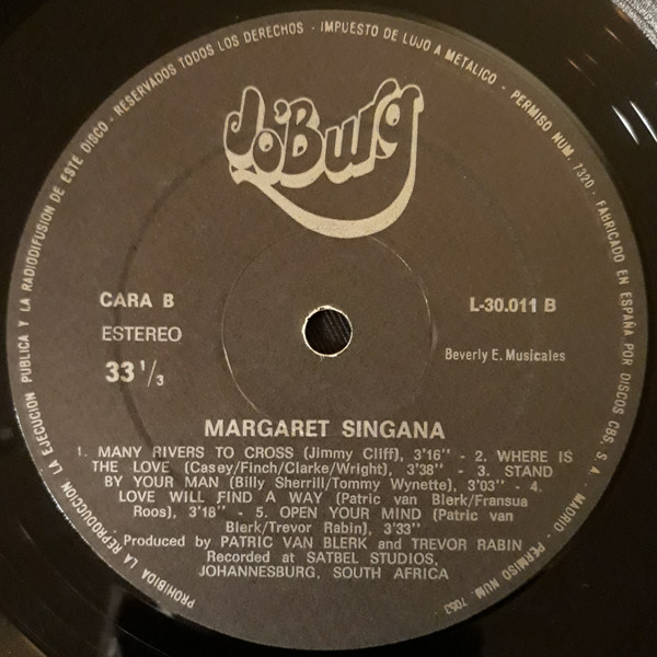 Margaret Singana - Stand By Your Man | Jo'Burg (L-30.011 B) - 4