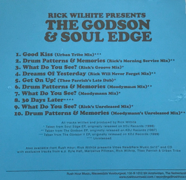 Rick Wilhite - The Godson & Soul Edge | Rush Hour (RH-RW1 CD) - 2