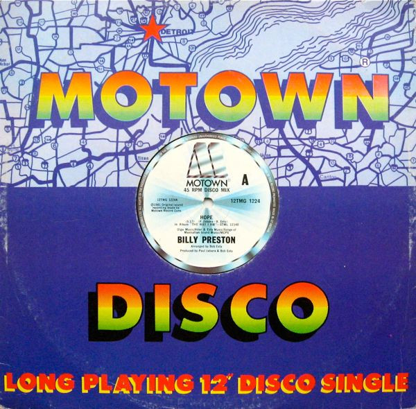 Billy Preston - Hope | Motown (12TMG 1224) Billy Preston - Hope | Motown (12TMG 1224)