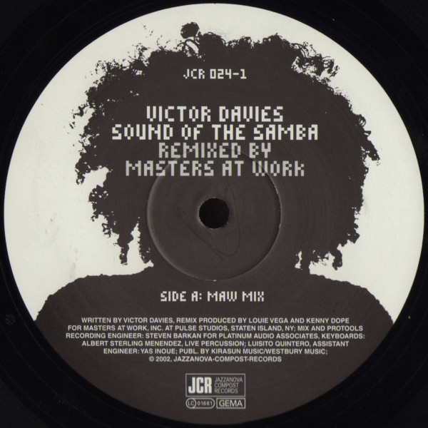 Victor Davies - Sound Of The Samba (Remixed By Masters At Work) | Jazzanova Compost Records (JCR) (JCR 024-1) - 3
