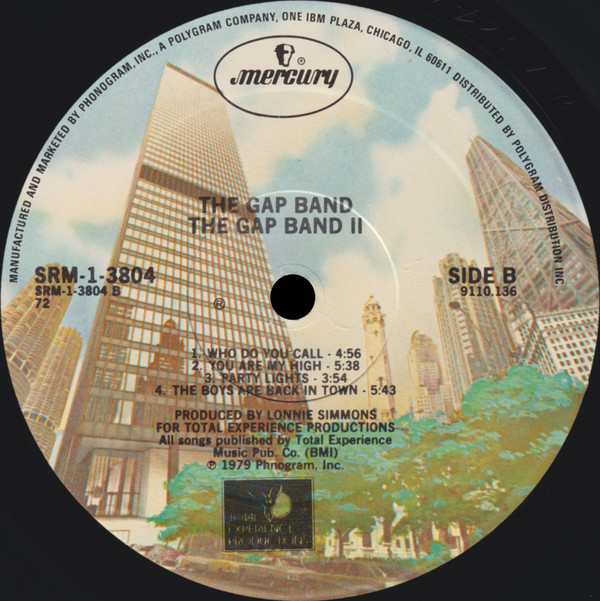 The Gap Band - The Gap Band II | Mercury (SRM-1-3804) - 4