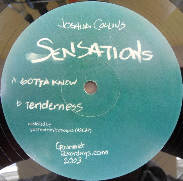 Joshua Collins - Sensations | Gourmet Recordings (GOUR011) - 3