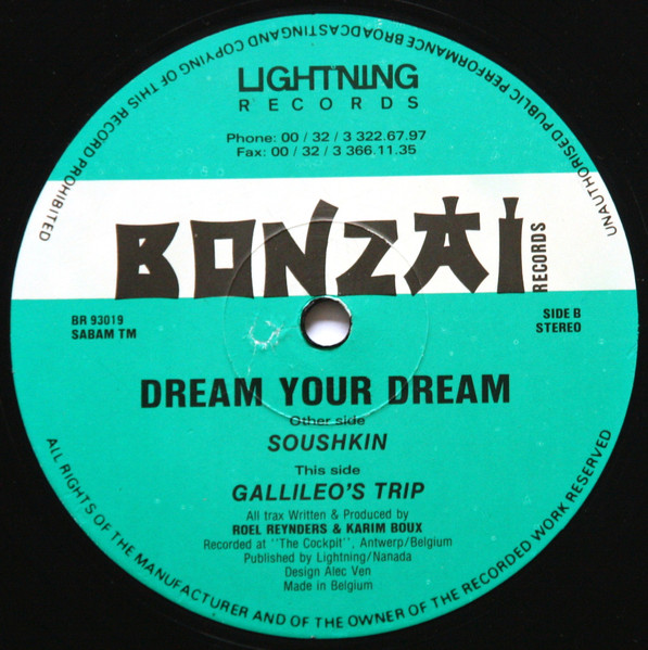 Dream Your Dream - Soushkin | Bonzai Records (BR 93019) - 2 Dream Your Dream - Soushkin | Bonzai Records (BR 93019) - 2