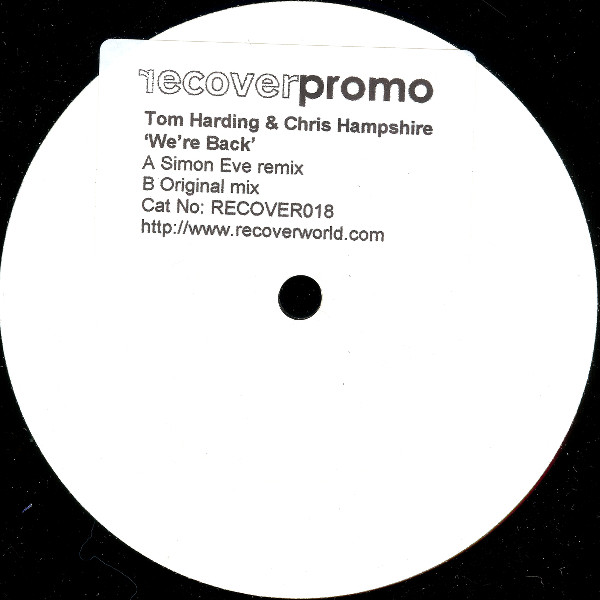 Tom Harding & Chris Hampshire - We're Back | Recover (RECOVER018) - main