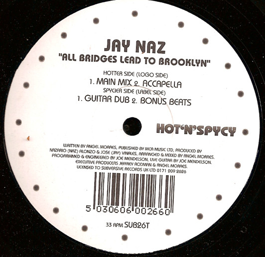 Jay Naz - All Bridges Lead To Brooklyn | Hot 'N' Spycy (SUB26T)