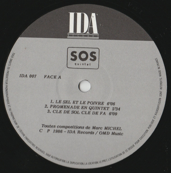 SOS Quintet - Untitled | IDA Records (IDA 007) - 3