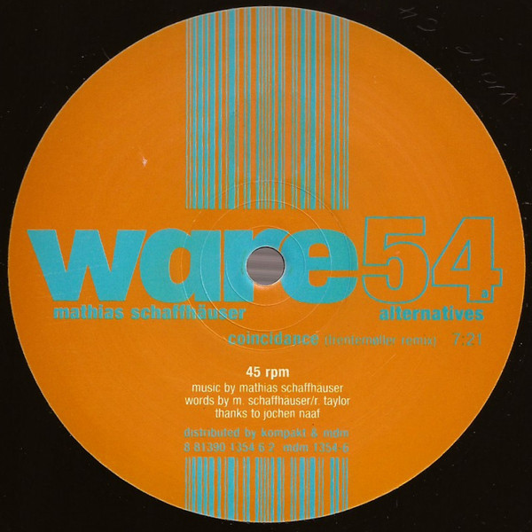 Mathias Schaffhäuser - Alternatives | Ware (ware54) - main