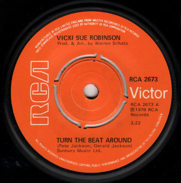 Vicki Sue Robinson - Turn The Beat Around | RCA Victor (RCA 2673)