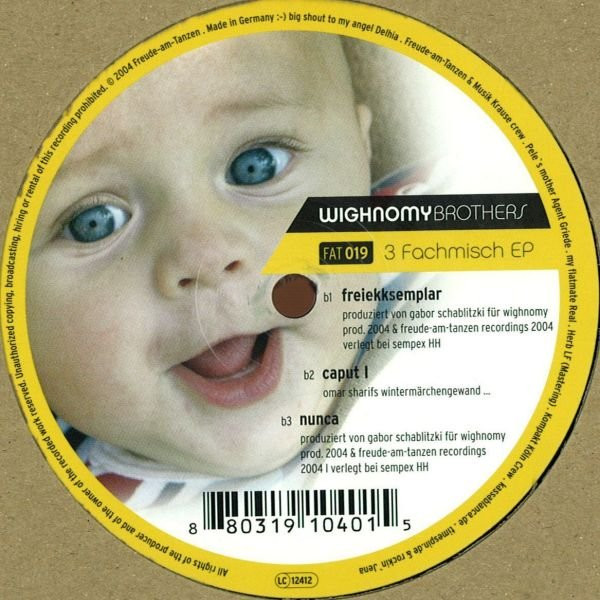 Wighnomy Brothers - 3 Fachmisch EP | Freude Am Tanzen (FAT 019) - 4 Wighnomy Brothers - 3 Fachmisch EP | Freude Am Tanzen (FAT 019) - 4