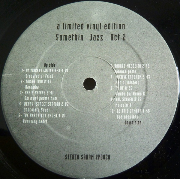 Various - Quelque Chose De Jazz Act 2 | Yellow Productions (YP 002) - 3 Various - Quelque Chose De Jazz Act 2 | Yellow Productions (YP 002) - 3