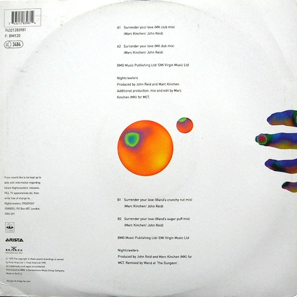 Nightcrawlers Featuring John Reid - Surrender Your Love | Arista (74321283981) - 2