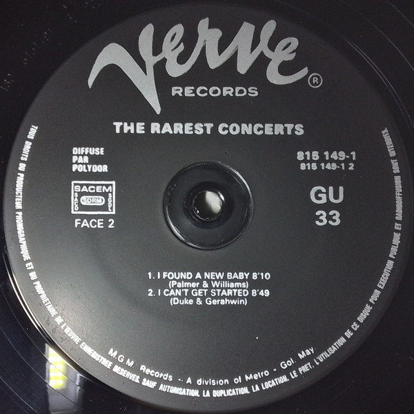 Coleman Hawkins , Gene Krupa , Lester Young - Jazz At The Philarmonic - The Rarest Concerts | Verve Records (815 149 1) - 4