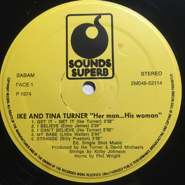 Ike & Tina Turner - Her Man... His Woman | Music For Pleasure (2M 048-52114) - 3