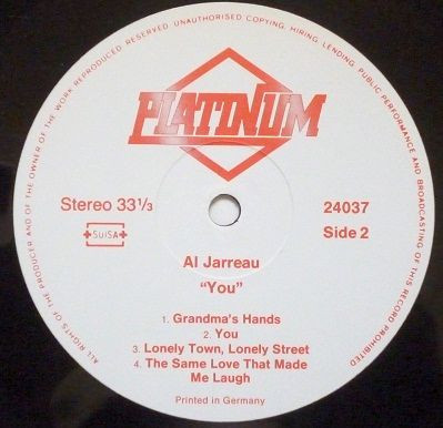 Al Jarreau - You | Platinum (PLP 19) - 4