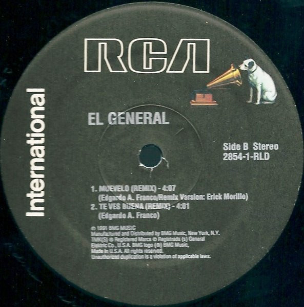 El General - Muévelo | RCA International (2854-1-RLD)