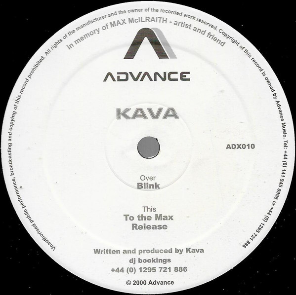 Kava - Blink | Advance Records (ADX010) - main