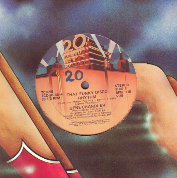 Gene Chandler - That Funky Disco Rhythm | 20th Century Fox Records (TCD-98)
