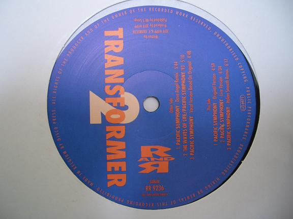 Transformer 2 - Pacific Symphony (The Remixes) | Round And Round (RR 9236)