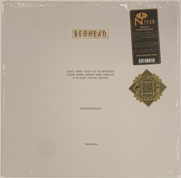 Bedhead - WhatFunLifeWas | Numero Group (NUM1239) - main
