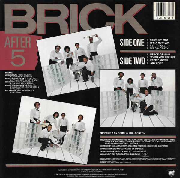 Brick - After 5 | Bang Records (FZ 38170) - 2