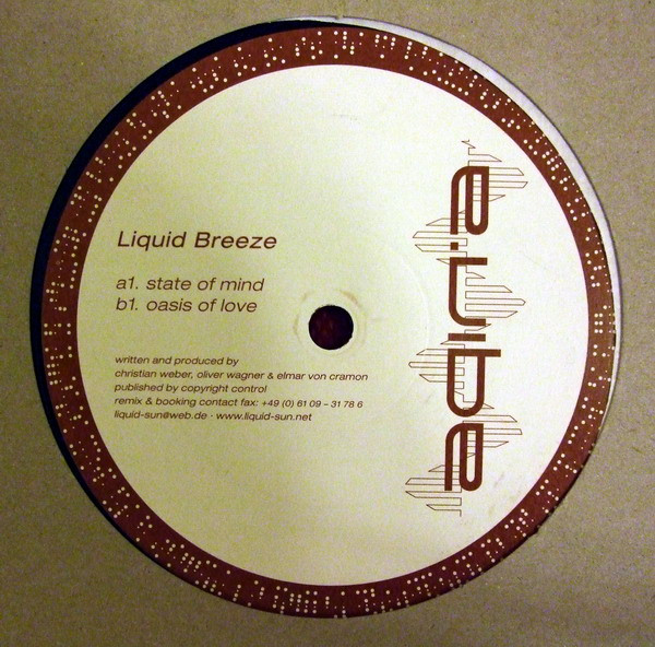 Liquid Breeze - State Of Mind / Oasis Of Love | E.Vibe (E.VIBE 01) - main