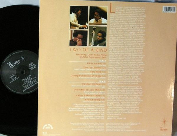 John Hicks And Ray Drummond - Two Of A Kind | Theresa Records (TR 128) - 2 John Hicks And Ray Drummond - Two Of A Kind | Theresa Records (TR 128) - 2