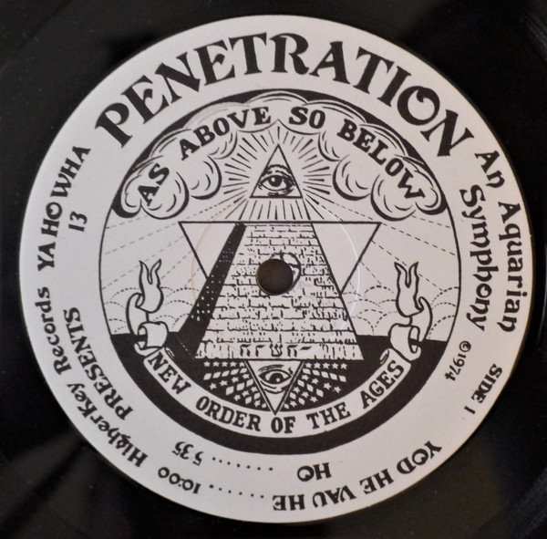 Ya Ho Wha 13 - Penetration, An Aquarian Symphony | Swordfish Records (YHVH2) - 3