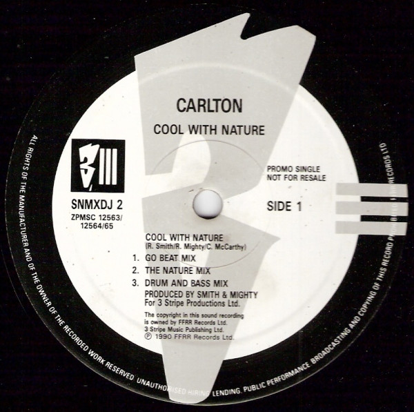 Carlton - Cool With Nature | Three Stripe Records (SNMXDJ 2)
