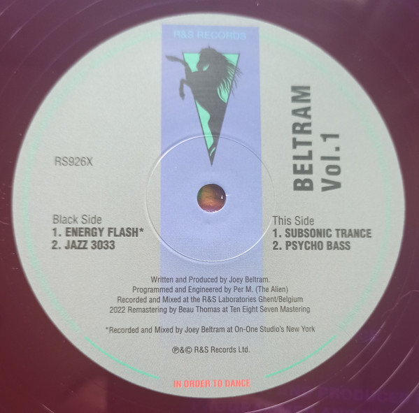 Joey Beltram - Beltram Vol. 1 | R & S Records (RS926X) - 3 Joey Beltram - Beltram Vol. 1 | R & S Records (RS926X) - 3