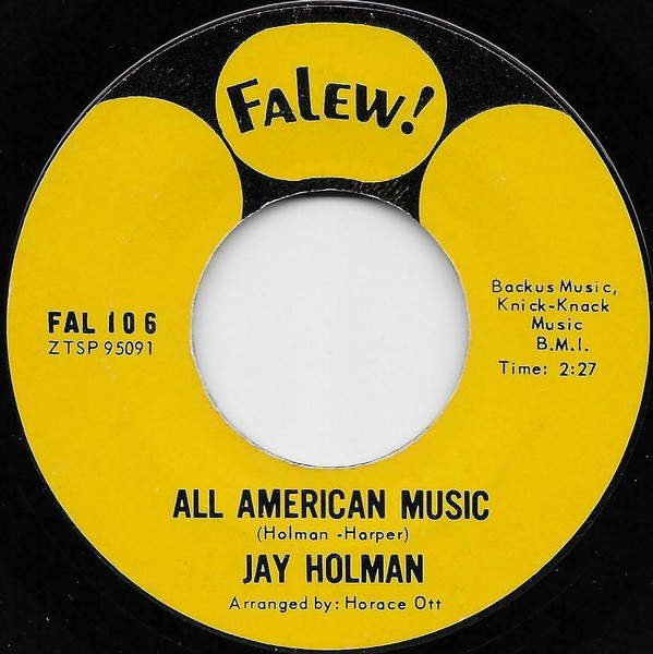 Jay Holman - Love Is A Sweet Thing / All American Music | Falew! (FAL 106) - 2
